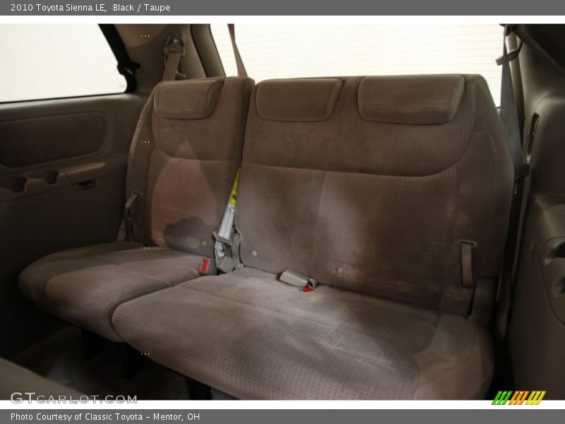 Black / Taupe 2010 Toyota Sienna LE