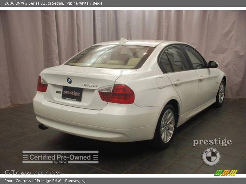 Alpine White / Beige 2006 BMW 3 Series 325xi Sedan