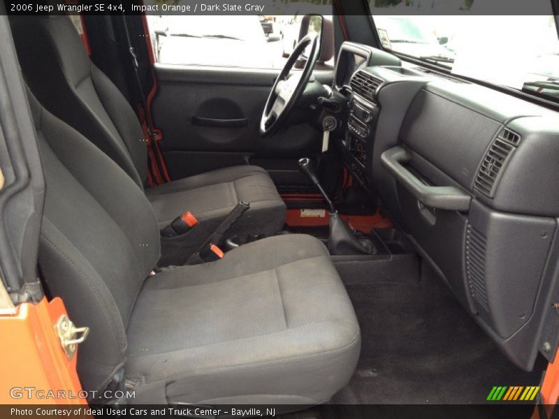 Impact Orange / Dark Slate Gray 2006 Jeep Wrangler SE 4x4