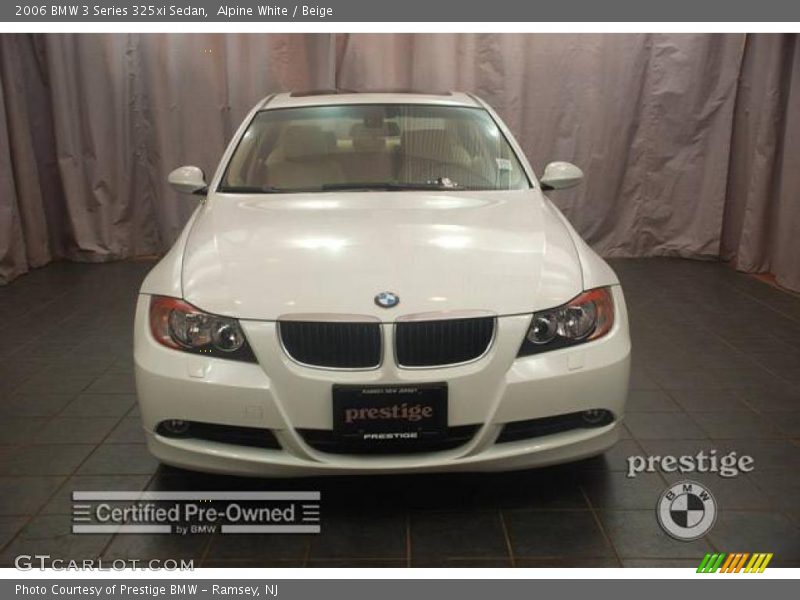 Alpine White / Beige 2006 BMW 3 Series 325xi Sedan