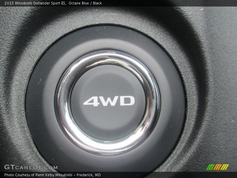 Octane Blue / Black 2015 Mitsubishi Outlander Sport ES