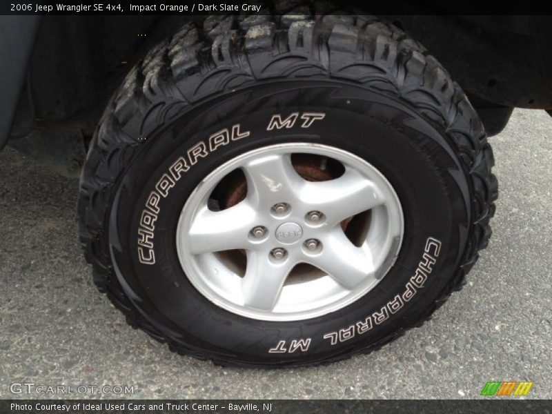 Impact Orange / Dark Slate Gray 2006 Jeep Wrangler SE 4x4