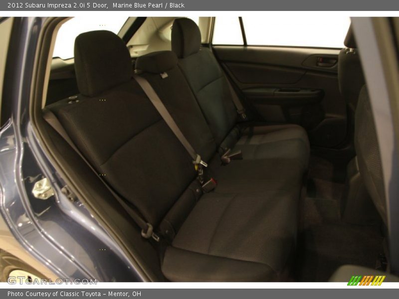 Marine Blue Pearl / Black 2012 Subaru Impreza 2.0i 5 Door