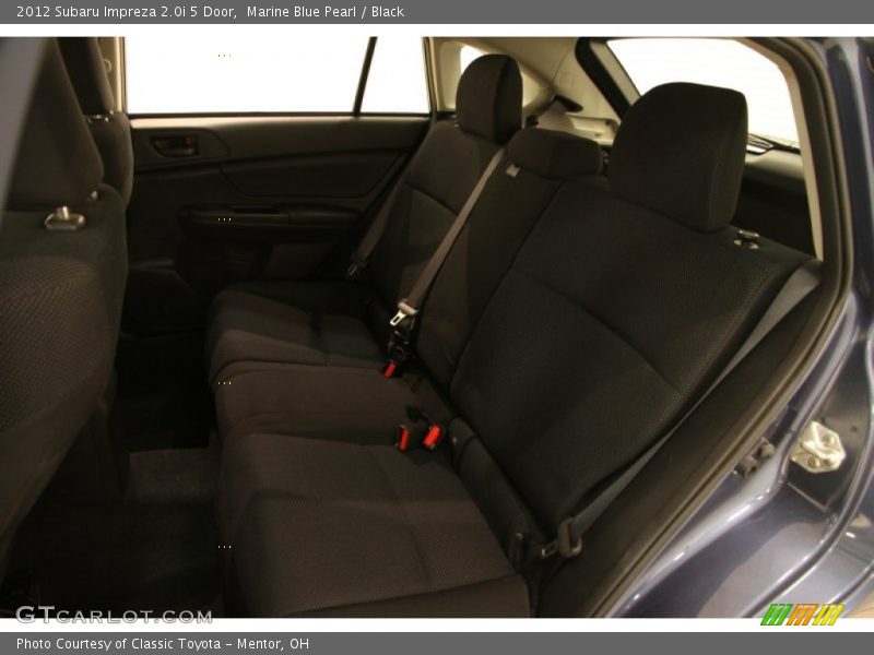 Marine Blue Pearl / Black 2012 Subaru Impreza 2.0i 5 Door