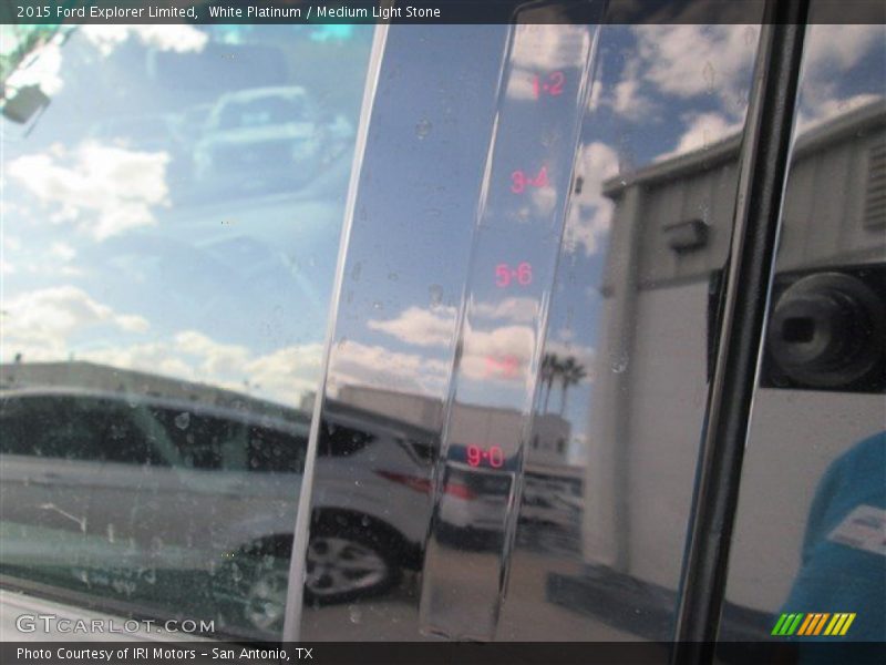White Platinum / Medium Light Stone 2015 Ford Explorer Limited