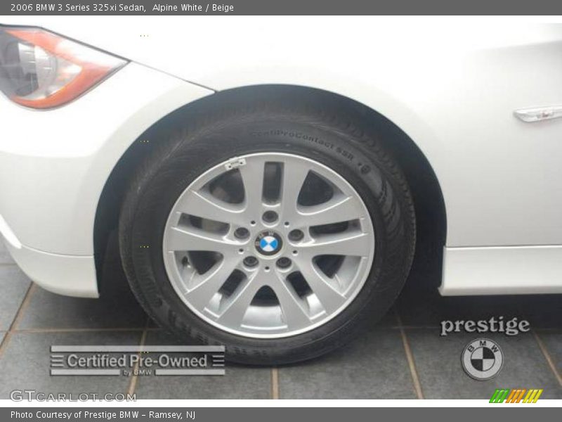 Alpine White / Beige 2006 BMW 3 Series 325xi Sedan