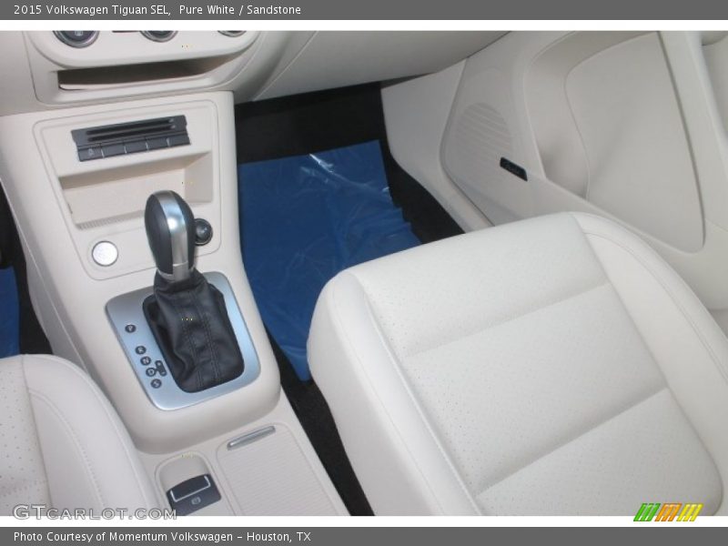 Pure White / Sandstone 2015 Volkswagen Tiguan SEL