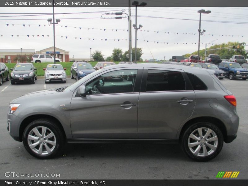 Mercury Gray / Black 2015 Mitsubishi Outlander Sport SE