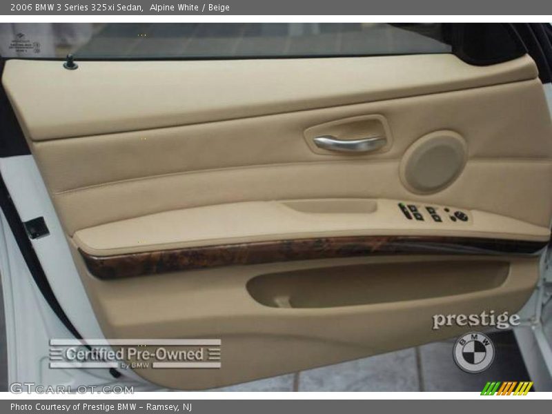 Alpine White / Beige 2006 BMW 3 Series 325xi Sedan