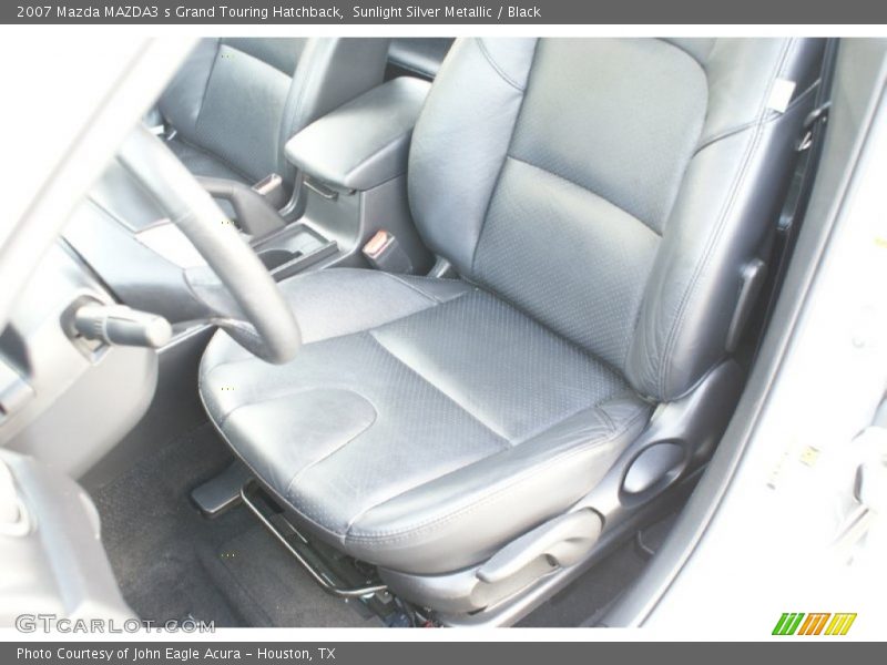 Sunlight Silver Metallic / Black 2007 Mazda MAZDA3 s Grand Touring Hatchback