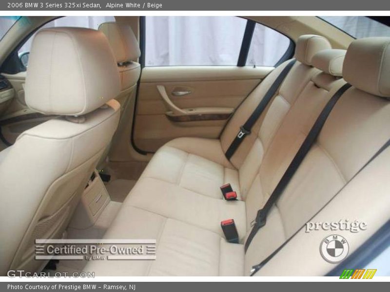 Alpine White / Beige 2006 BMW 3 Series 325xi Sedan