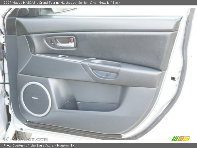 Sunlight Silver Metallic / Black 2007 Mazda MAZDA3 s Grand Touring Hatchback