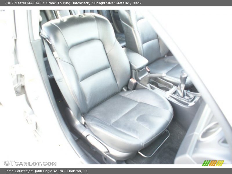 Sunlight Silver Metallic / Black 2007 Mazda MAZDA3 s Grand Touring Hatchback