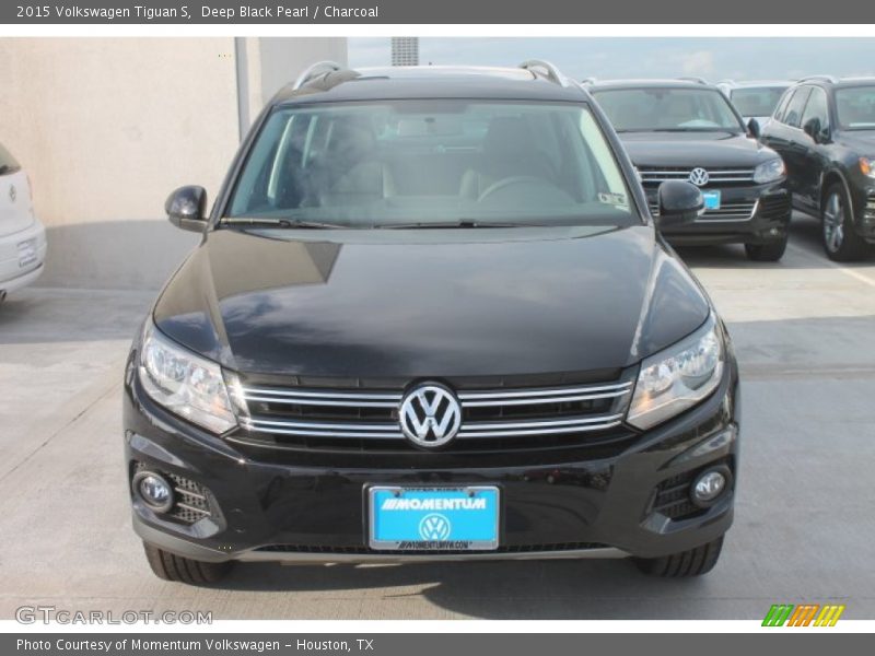 Deep Black Pearl / Charcoal 2015 Volkswagen Tiguan S