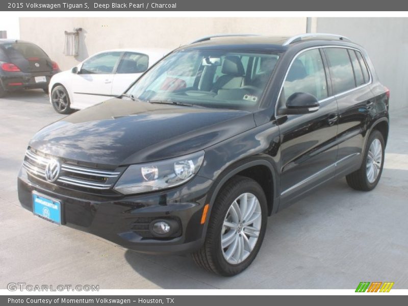 Deep Black Pearl / Charcoal 2015 Volkswagen Tiguan S
