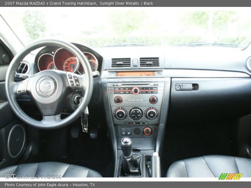Sunlight Silver Metallic / Black 2007 Mazda MAZDA3 s Grand Touring Hatchback