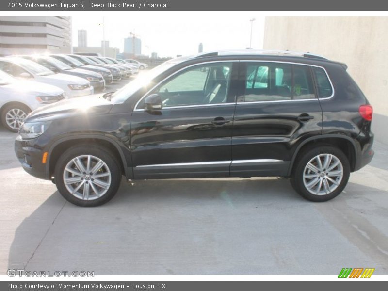 Deep Black Pearl / Charcoal 2015 Volkswagen Tiguan S