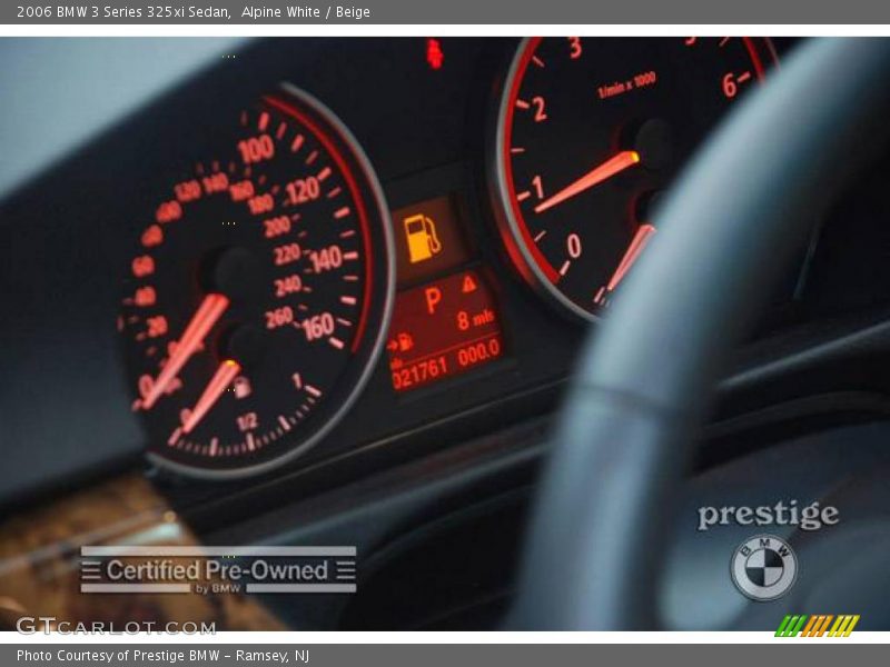 Alpine White / Beige 2006 BMW 3 Series 325xi Sedan