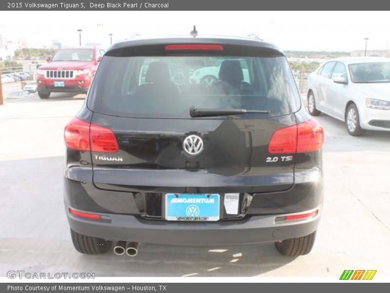 Deep Black Pearl / Charcoal 2015 Volkswagen Tiguan S