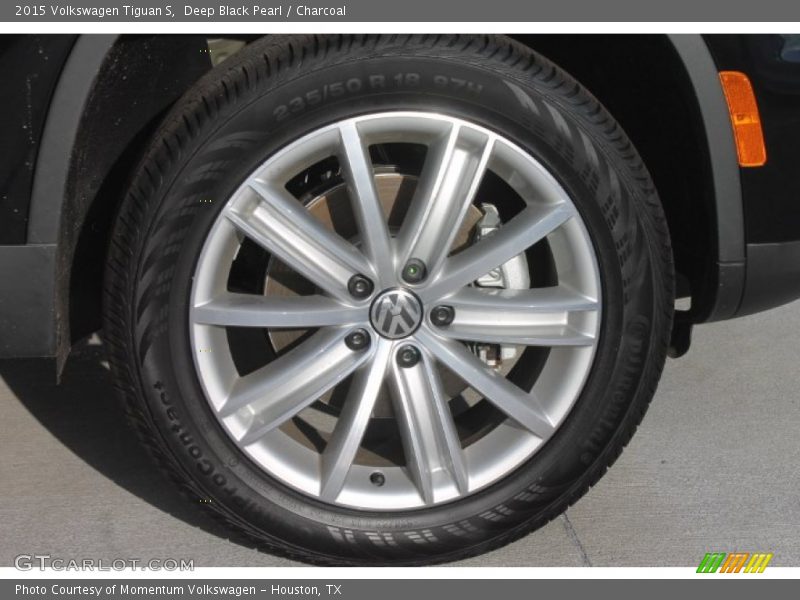 Deep Black Pearl / Charcoal 2015 Volkswagen Tiguan S