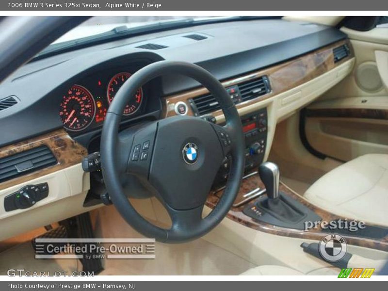 Alpine White / Beige 2006 BMW 3 Series 325xi Sedan