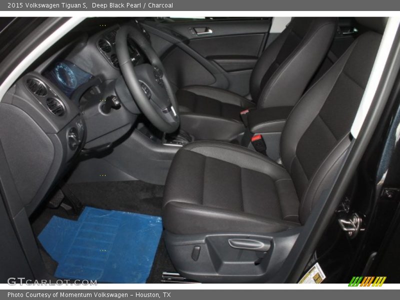 Deep Black Pearl / Charcoal 2015 Volkswagen Tiguan S