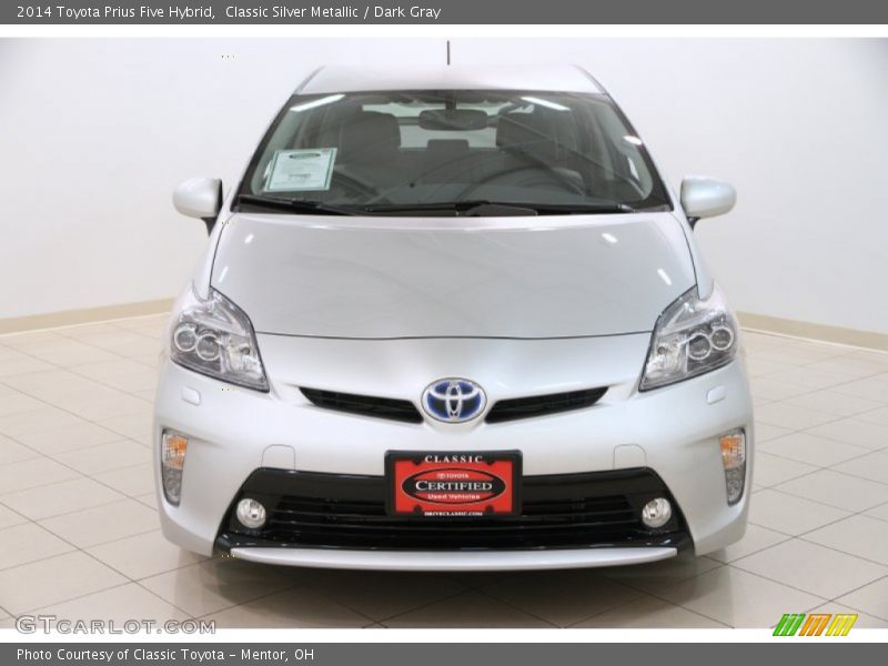 Classic Silver Metallic / Dark Gray 2014 Toyota Prius Five Hybrid