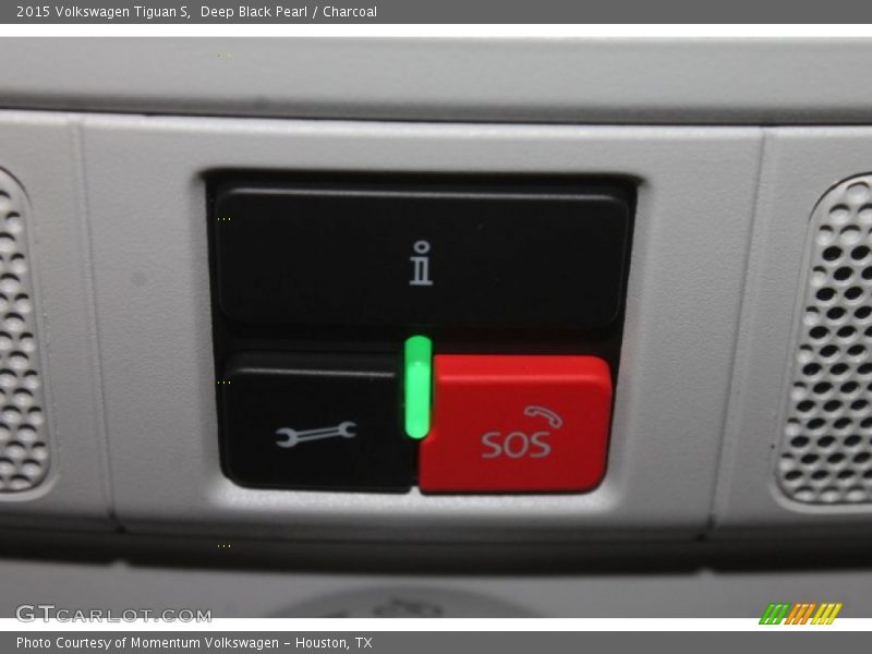 Deep Black Pearl / Charcoal 2015 Volkswagen Tiguan S