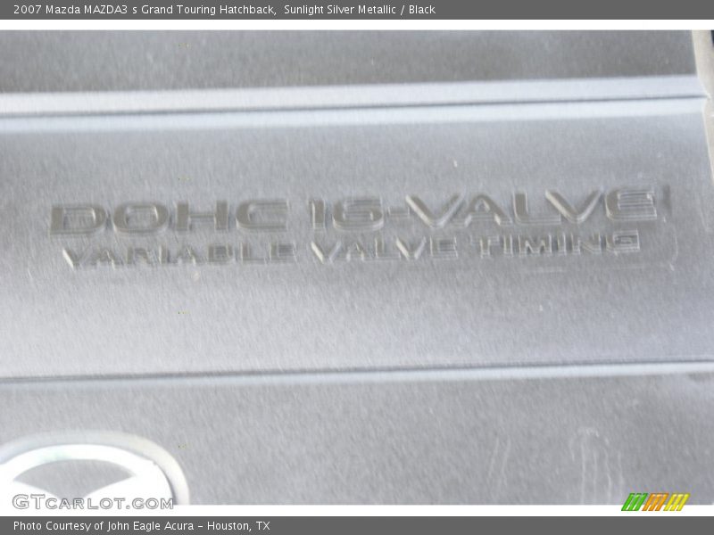 Sunlight Silver Metallic / Black 2007 Mazda MAZDA3 s Grand Touring Hatchback