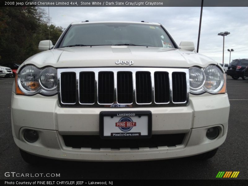 Stone White / Dark Slate Gray/Light Graystone 2008 Jeep Grand Cherokee Limited 4x4
