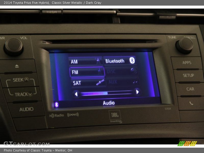 Classic Silver Metallic / Dark Gray 2014 Toyota Prius Five Hybrid