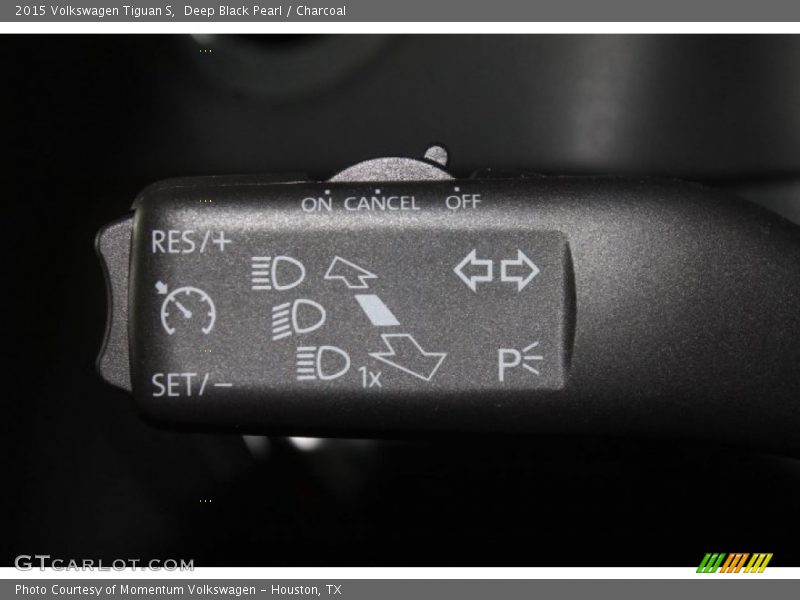 Deep Black Pearl / Charcoal 2015 Volkswagen Tiguan S