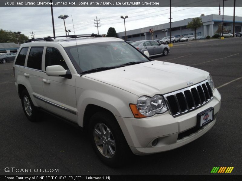 Stone White / Dark Slate Gray/Light Graystone 2008 Jeep Grand Cherokee Limited 4x4