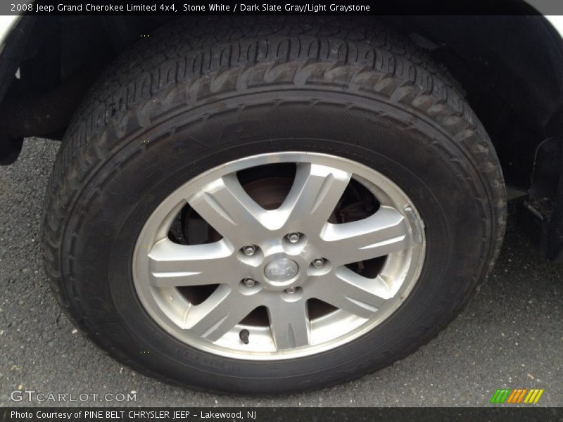 Stone White / Dark Slate Gray/Light Graystone 2008 Jeep Grand Cherokee Limited 4x4
