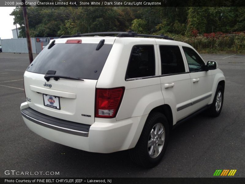 Stone White / Dark Slate Gray/Light Graystone 2008 Jeep Grand Cherokee Limited 4x4