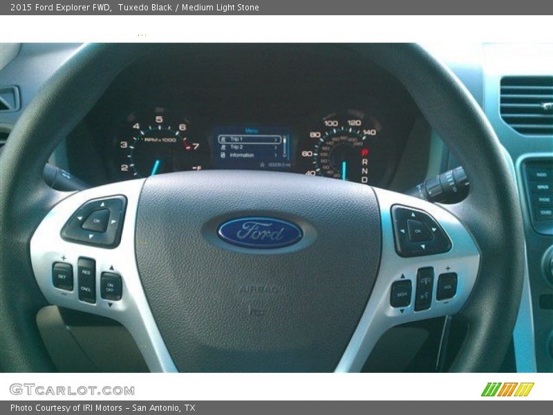 Tuxedo Black / Medium Light Stone 2015 Ford Explorer FWD