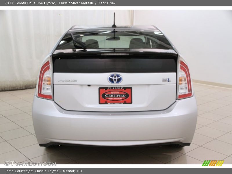 Classic Silver Metallic / Dark Gray 2014 Toyota Prius Five Hybrid