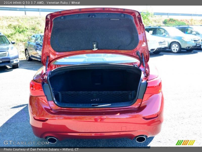 Venetian Ruby / Wheat 2014 Infiniti Q 50 3.7 AWD