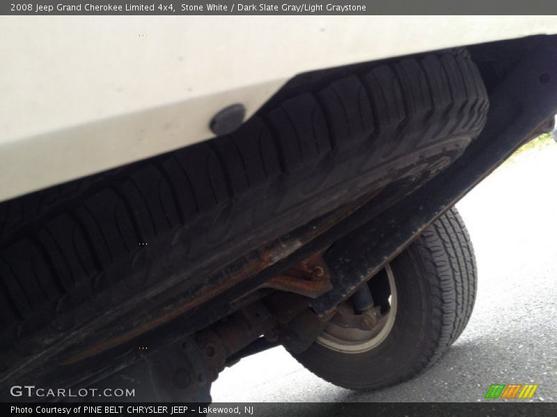 Stone White / Dark Slate Gray/Light Graystone 2008 Jeep Grand Cherokee Limited 4x4