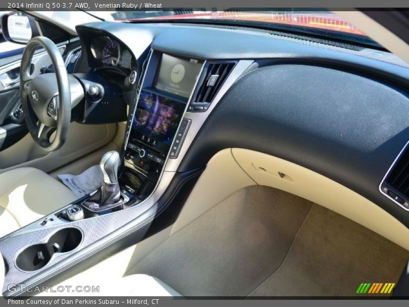 Venetian Ruby / Wheat 2014 Infiniti Q 50 3.7 AWD