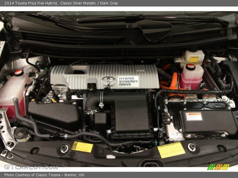 Classic Silver Metallic / Dark Gray 2014 Toyota Prius Five Hybrid