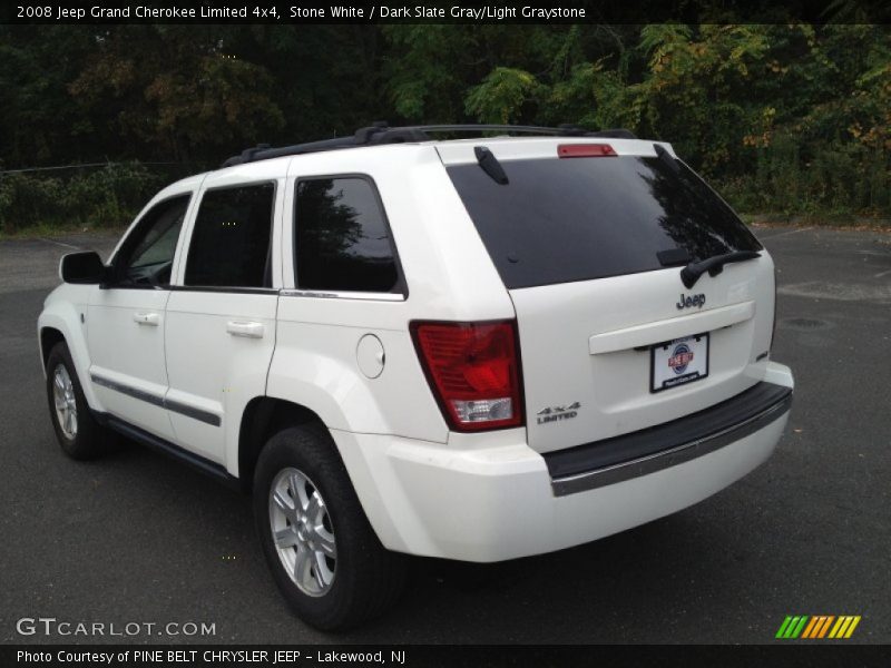 Stone White / Dark Slate Gray/Light Graystone 2008 Jeep Grand Cherokee Limited 4x4