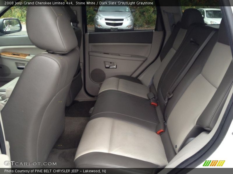 Stone White / Dark Slate Gray/Light Graystone 2008 Jeep Grand Cherokee Limited 4x4