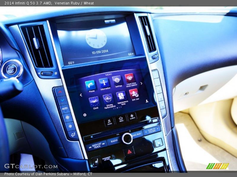 Venetian Ruby / Wheat 2014 Infiniti Q 50 3.7 AWD