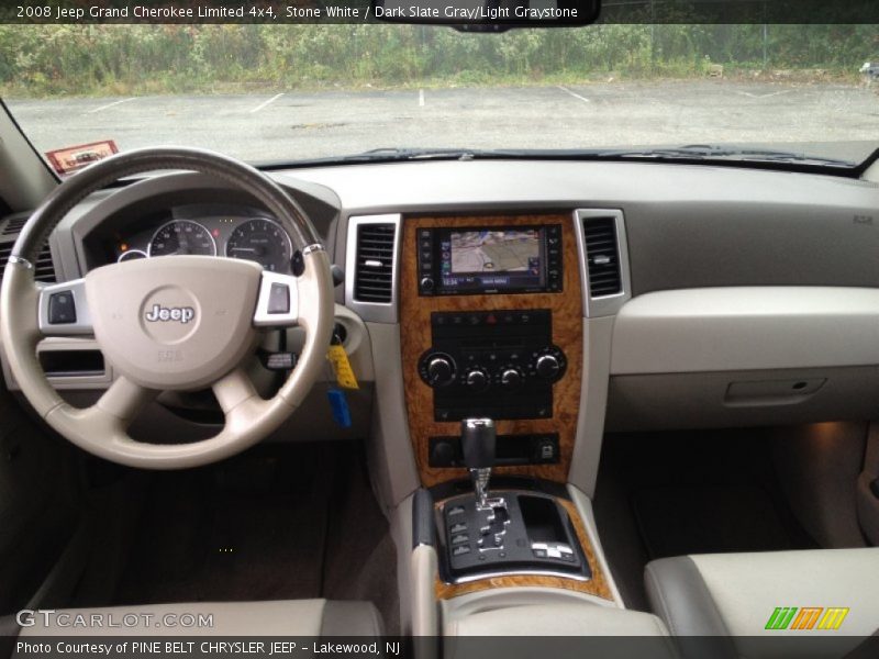 Stone White / Dark Slate Gray/Light Graystone 2008 Jeep Grand Cherokee Limited 4x4