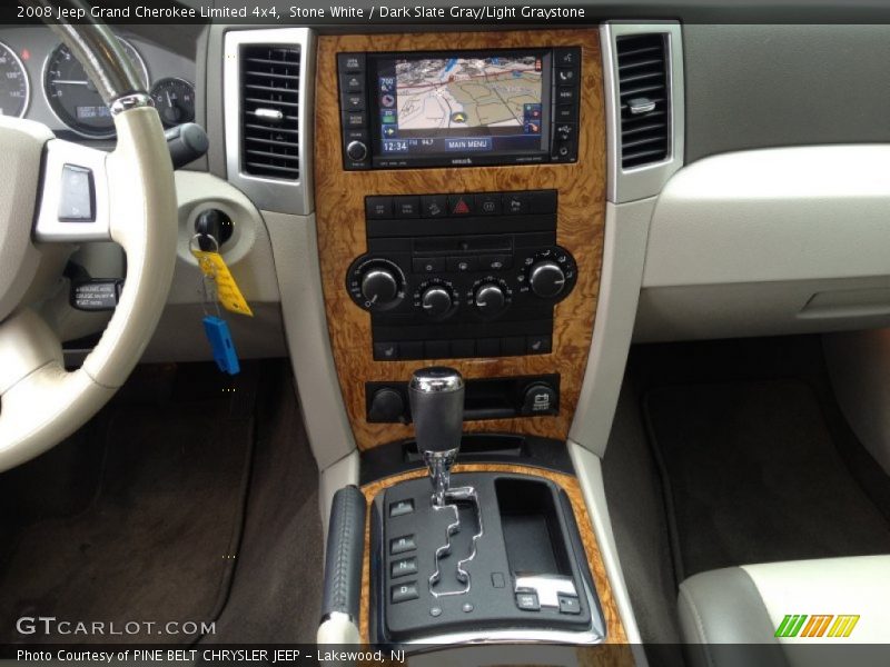 Stone White / Dark Slate Gray/Light Graystone 2008 Jeep Grand Cherokee Limited 4x4