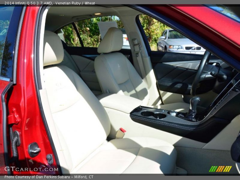 Venetian Ruby / Wheat 2014 Infiniti Q 50 3.7 AWD