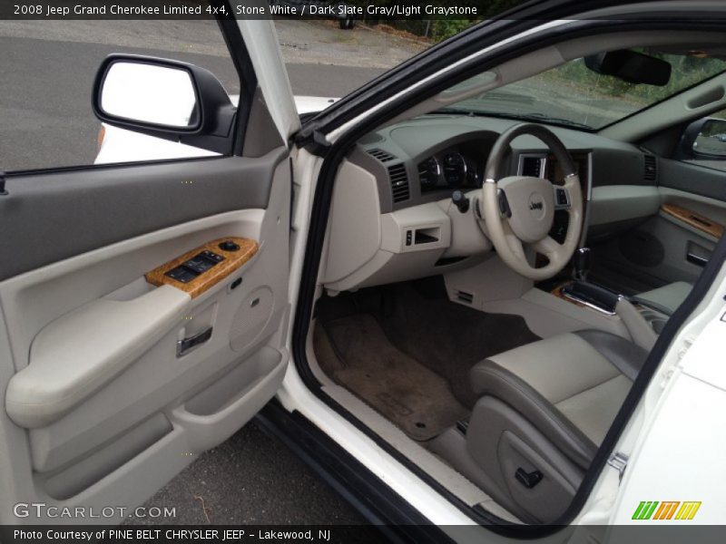 Stone White / Dark Slate Gray/Light Graystone 2008 Jeep Grand Cherokee Limited 4x4