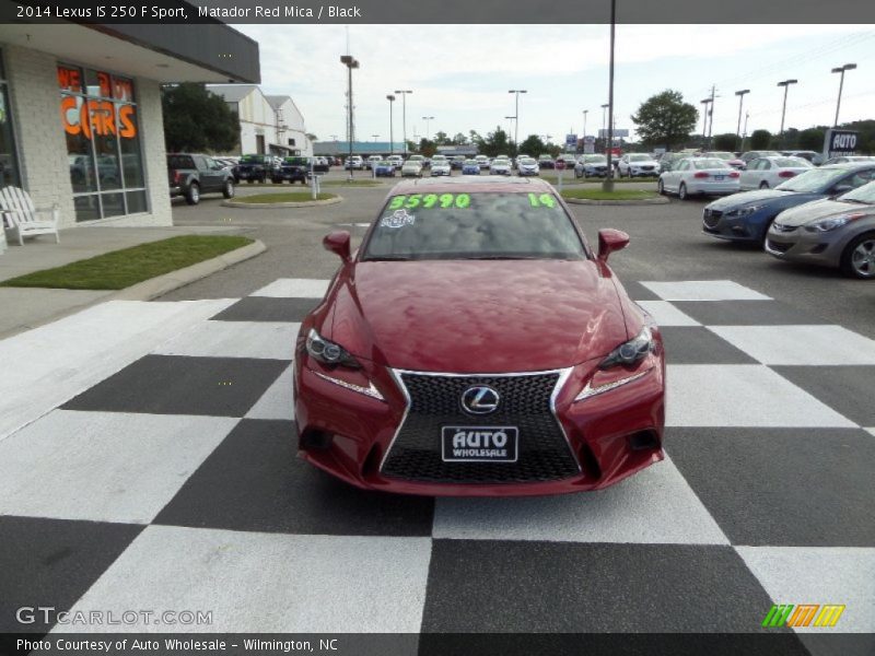 Matador Red Mica / Black 2014 Lexus IS 250 F Sport