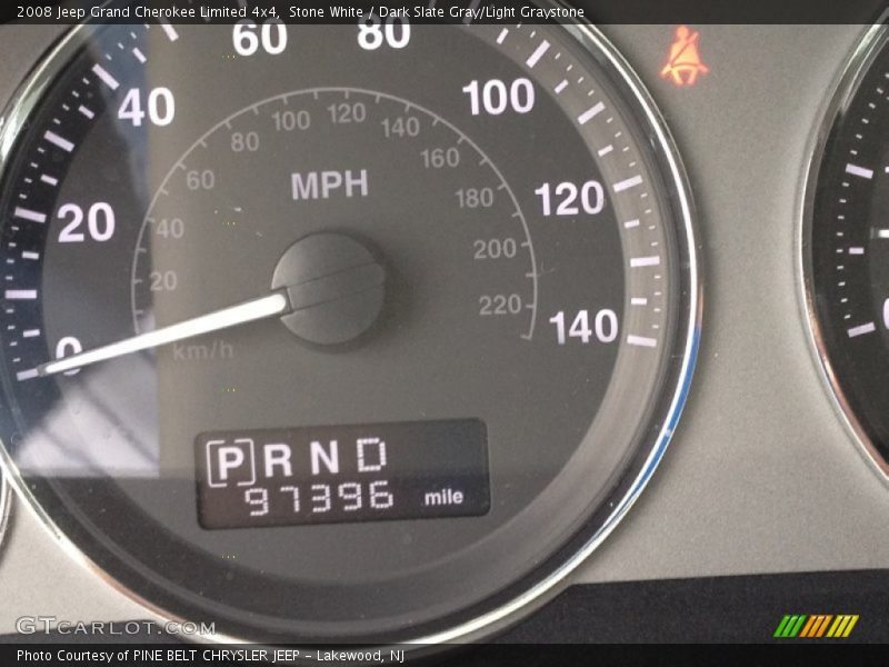 Stone White / Dark Slate Gray/Light Graystone 2008 Jeep Grand Cherokee Limited 4x4